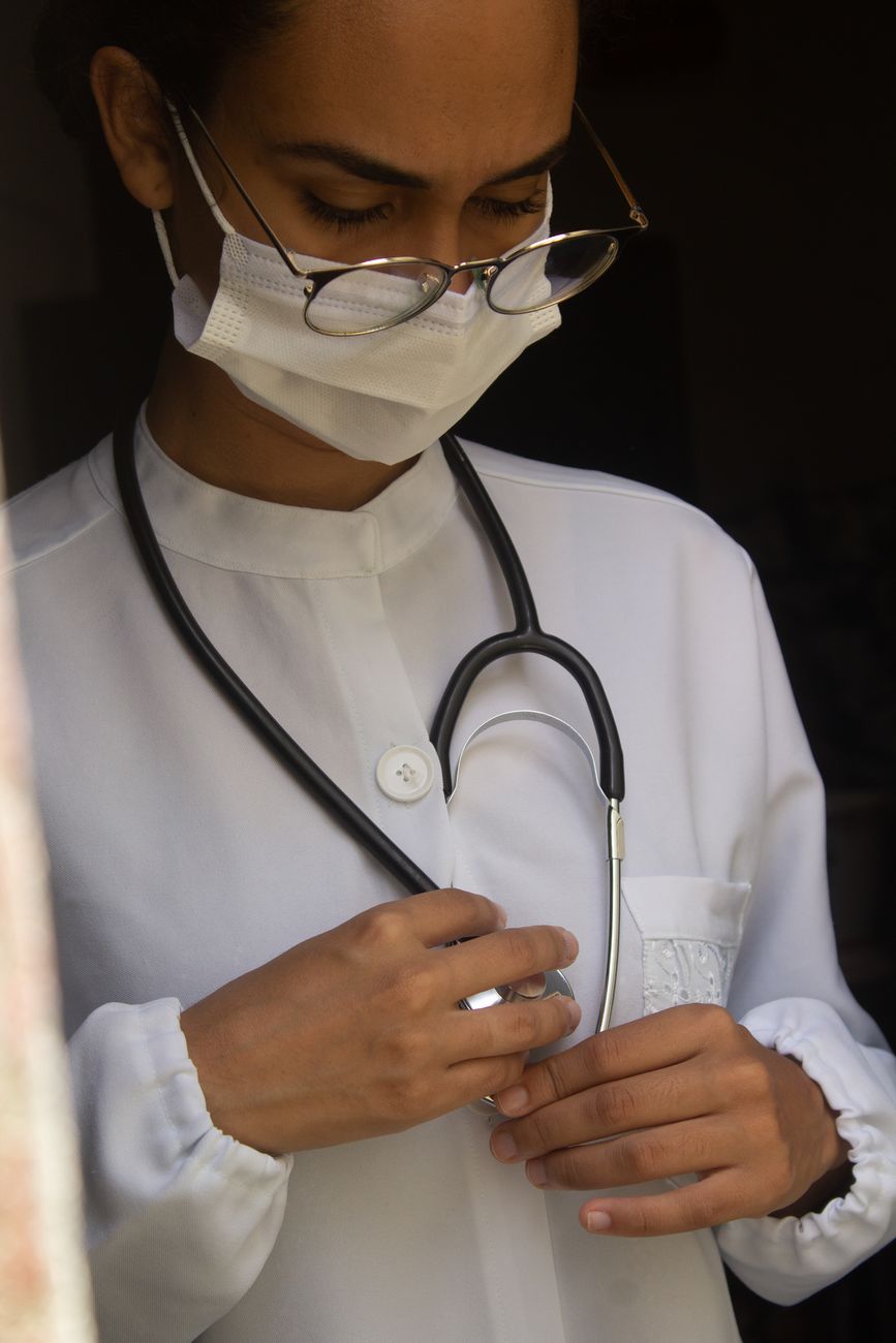 a doctor with a stethoscope