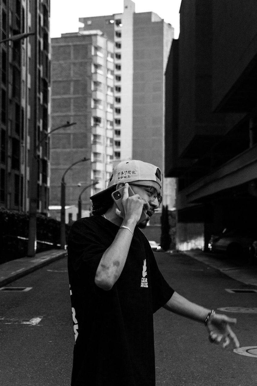 man talking on the phone