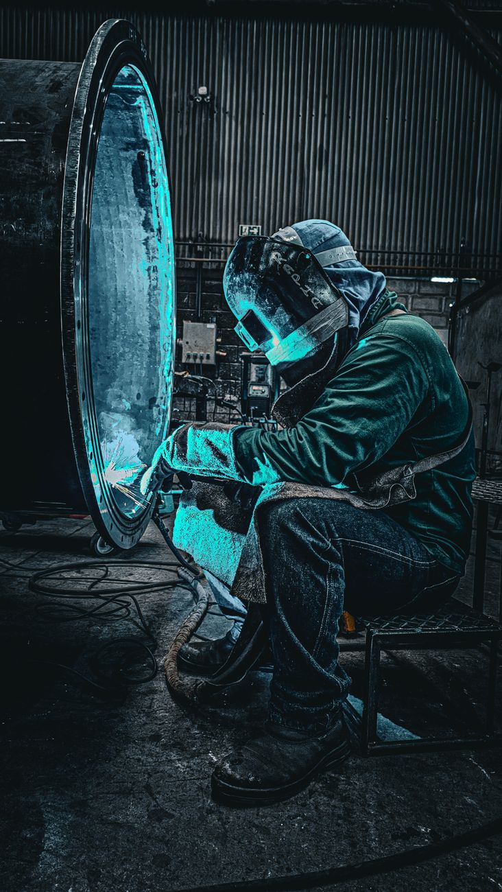 industrial welding in brazilian factory setting